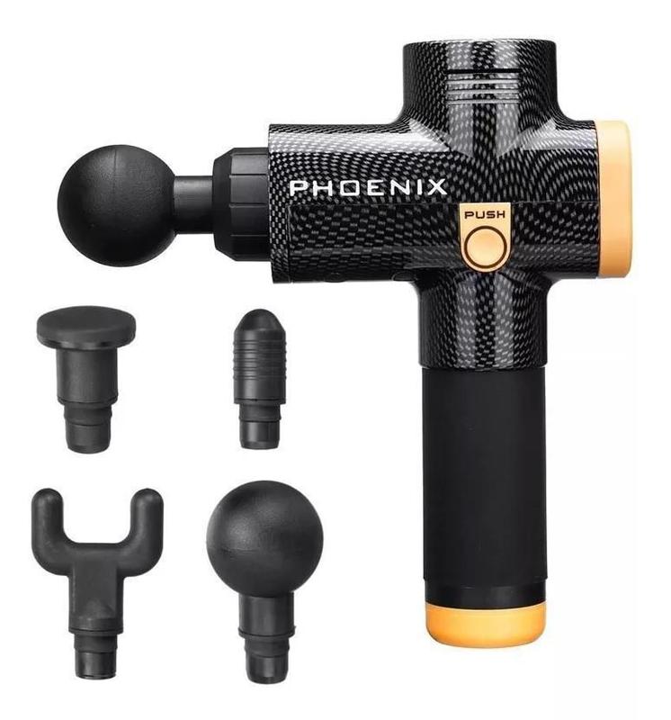 Pistola Massageadora Muscular Fisioterapia Phoenix A2 + Case